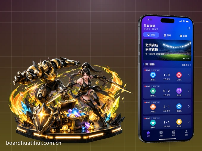 随时随地掌上观赛，尽在华体会 APP